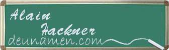 Alain Hackner Visitenkarte